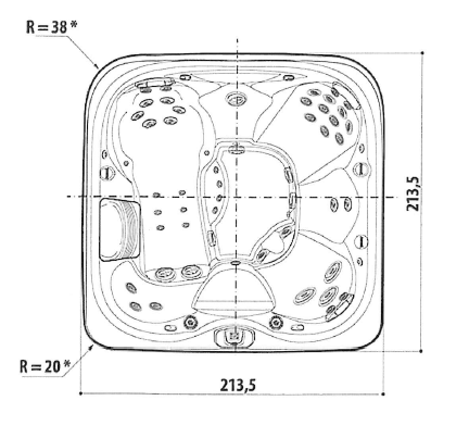 Thermo Cover - für Jacuzzi J-435