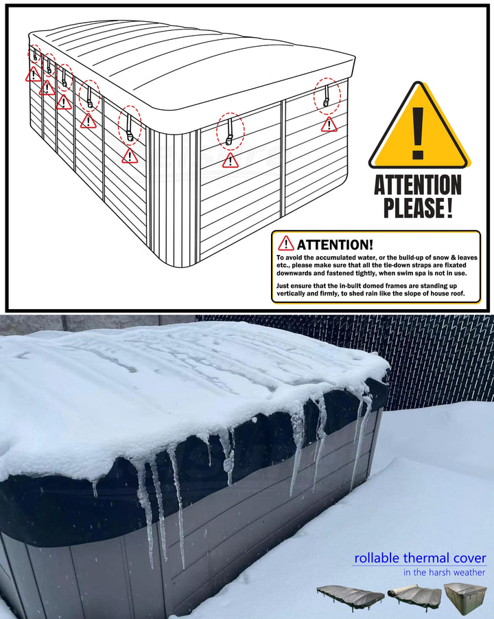 SwimSpa Rullöverdrag olika storlekar