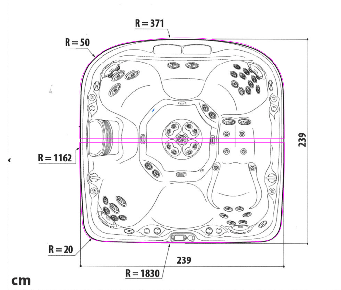 Termoskydd - för Jacuzzi J-380/J-385