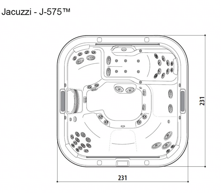 Thermoöverdrag - för Jacuzzi J-315