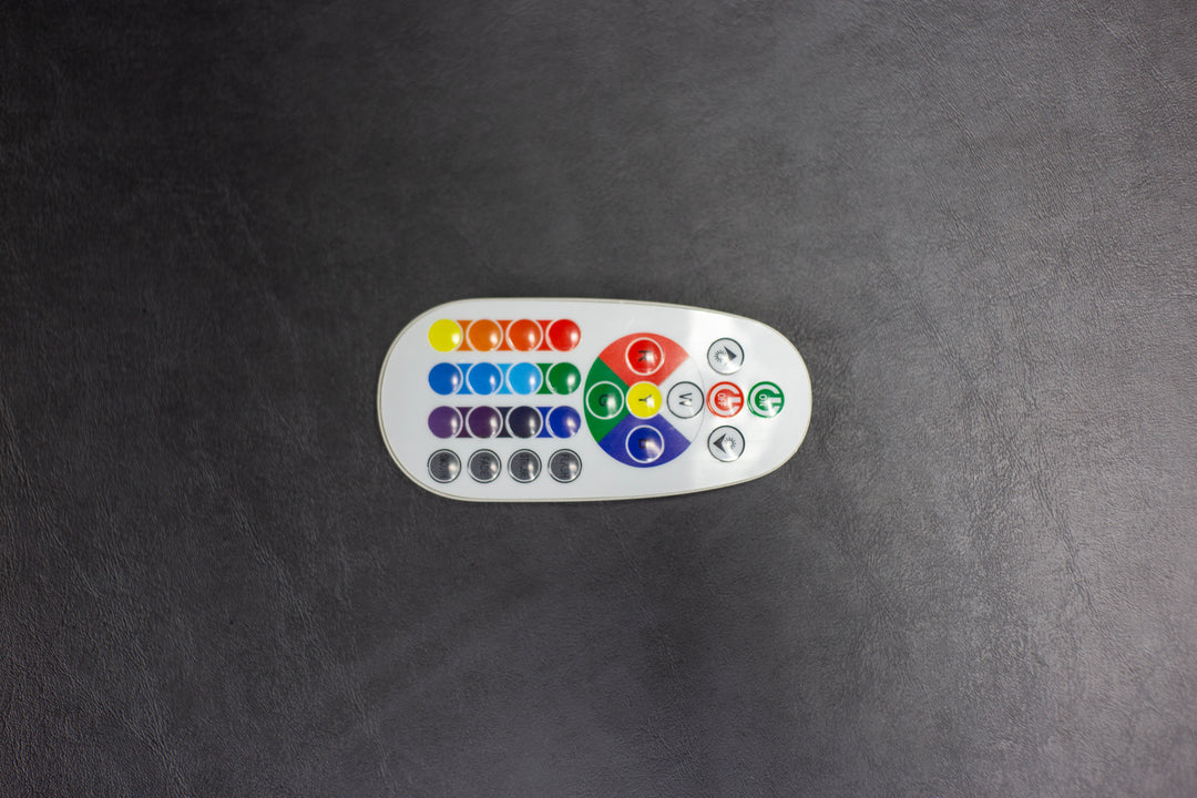 Flytande poolbar med LED-belysning