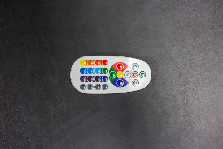 Flytande poolbar med LED-belysning