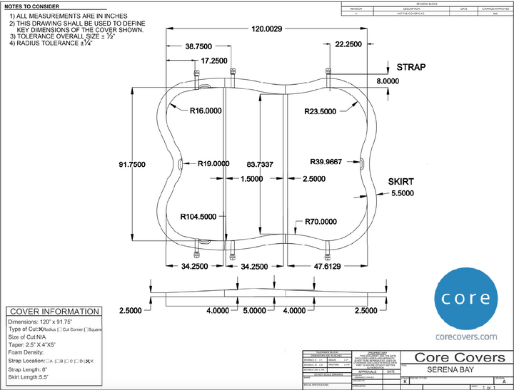 Thermo-skydd - för Dimension One - Amore Bay