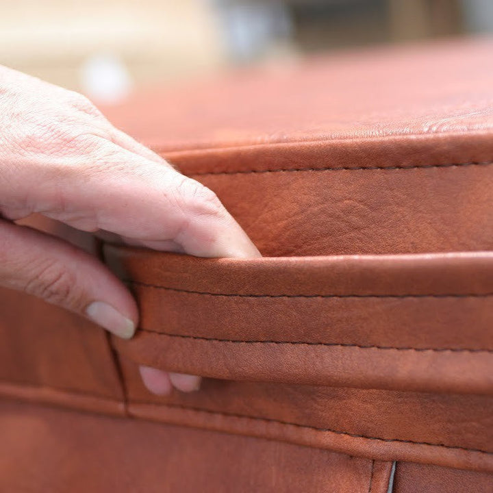 Skydd för simbassäng, måttbeställt 380 till 460 cm - 2 delar